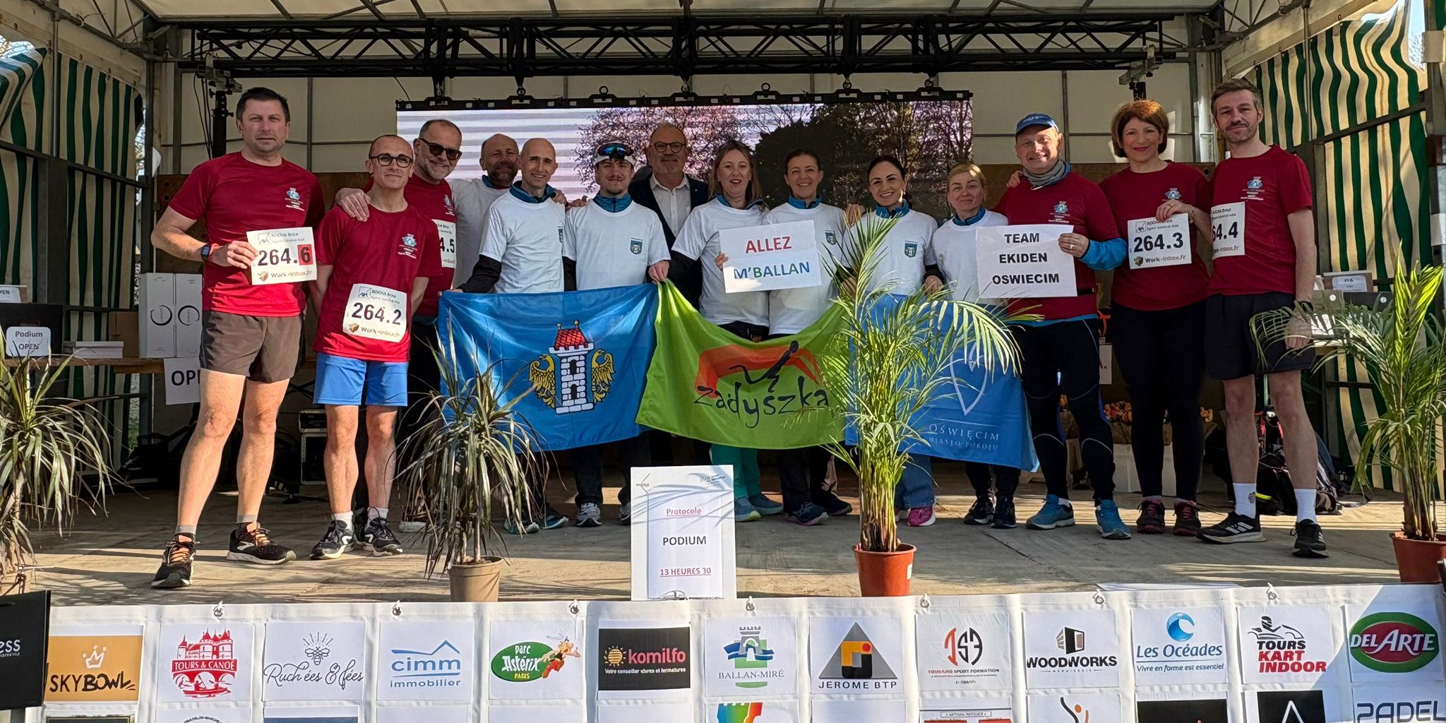 Pierwsze miejsce w klasyfikacji drużyn mieszanych